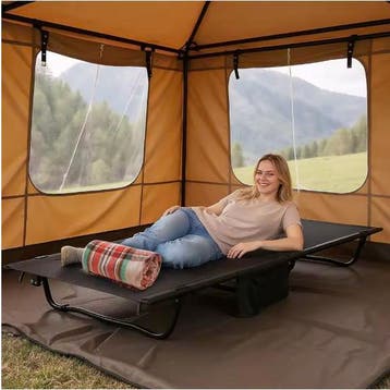 Ultralicht Camping Bed Opvouwbaar Veldbed 150kg Draagtas, Verzenden, Nieuw