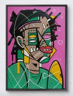 Le Viro (1983) - Reptile Boy (Original Artwork on canvas)