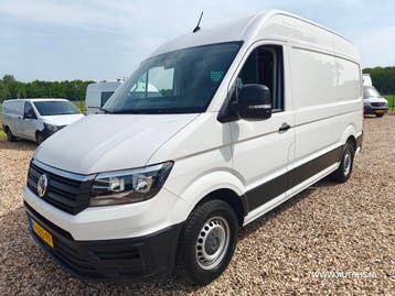 Volkswagen Crafter 35 2.0 TDI L3H3 EL Highline , Apk 8-2027, Stof, Gebruikt, Volkswagen, Dealer onderhouden