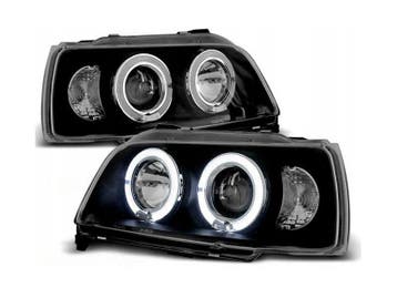 Angel Eyes koplampen Black geschikt voor Renault Clio, Verzenden, Nieuw, Renault