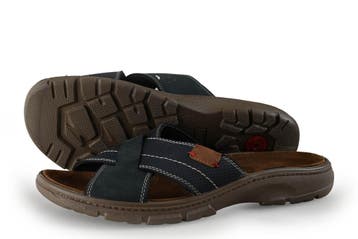 Sub55 Comfort Collection Slippers in maat 45 Blauw, Kleding | Heren, Slippers, Sub55 Comfort Collection, Zo goed als nieuw, Verzenden