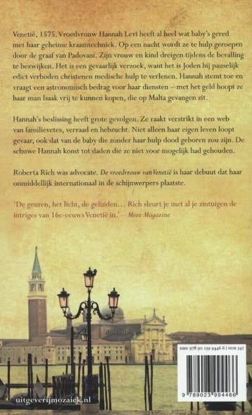 De vroedvrouw van Venetië / De vroedvrouw-trilogie / 1, Boeken, Verzenden, Gelezen, Roberta Rich