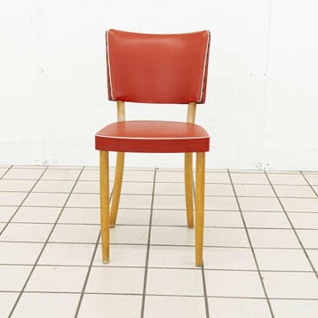 Rode Retro Stoel, Ophalen of Verzenden, Nieuw