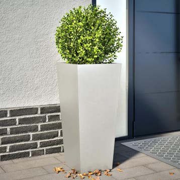 vidaXL Plantenbakken 2 st 35x35x75 cm roestvrij staal, Verzenden, Nieuw, Metaal