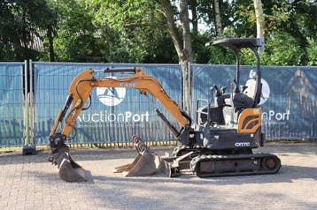 Veiling: Minigraver Case CX170C Diesel 12kW 2021, Ophalen, Graafmachine