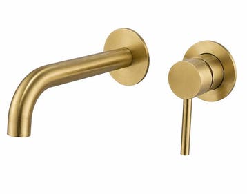 SALE - Grundar - Goud - Inbouw wastafelkraan -, Ophalen of Verzenden, Nieuw