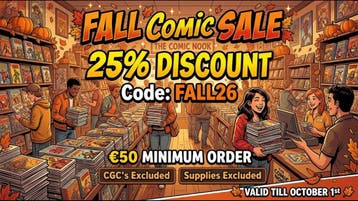 FALL DISCOUNT 25% OFF!!! 130.000 listings in onze webshop!, Amerika, Nieuw, Ophalen of Verzenden, Meerdere comics