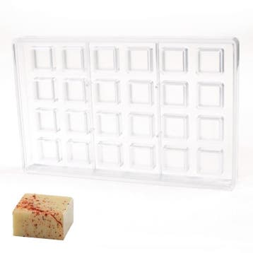 Martellato Bonbonvorm Vierkant Blokjes (24x) 25x25 mm, Verzenden, Nieuw