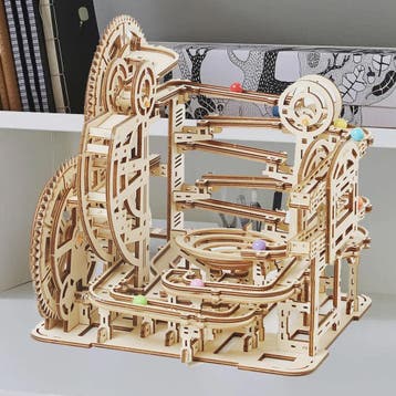 Houten 3D Knikkerbaan Puzzel - Mechanisch Bouwpakket voor Ki, Verzenden, Nieuw