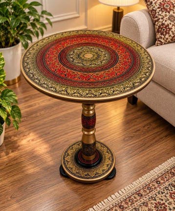 Handcrafted decorative Side Coffee Table – Naksheen Hand