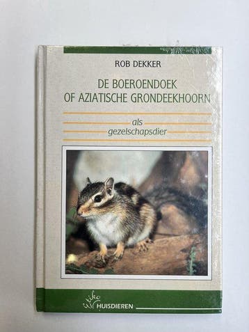 Boeroendoek of aziatische grondeekhoorn als gezelschapsdier, Verzenden, Zo goed als nieuw