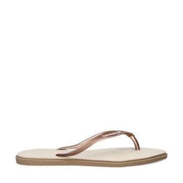 Havaianas Slim Point slippers voor dames in het Beige, Slippers, Verzenden, Beige, Nieuw