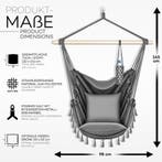 Tillvex® Hangstoel - Binnen & Buiten - Tot 150kg - 2 Kussens, Verzenden, Zo goed als nieuw