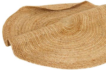 Rond vloerkleed PURE NATURE 150cm Jute handgeweven, Ophalen of Verzenden, Nieuw