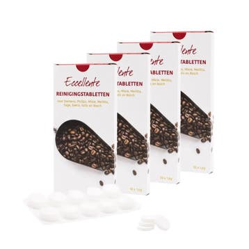 ECCELLENTE Koffiemachine reinigingstabletten - 40 stuks, Ophalen of Verzenden, Nieuw