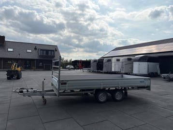 Hulco Plateauwagen 400 x 200 cm 3500 kg in zeer goede staat, Ophalen, Gebruikt