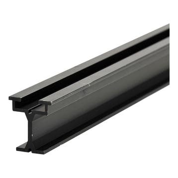 WENTEX® Eurotrack - Gordijnrail lengte 500cm zwart, Verzenden, Nieuw