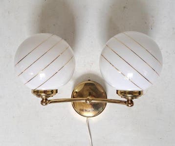 Massive - Wandlamp - Messing, Glas - Wandlamp