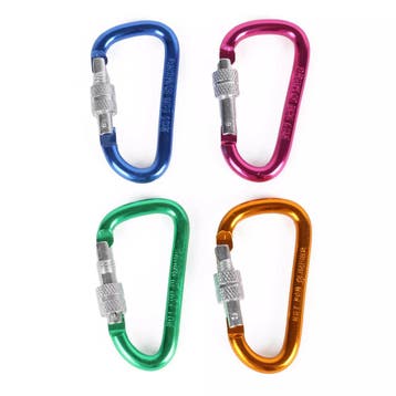 Benson 12-delige sleutelhanger karabijn - D-vormig - alum..., Verzamelen, Sleutelhangers, Ophalen of Verzenden, Nieuw