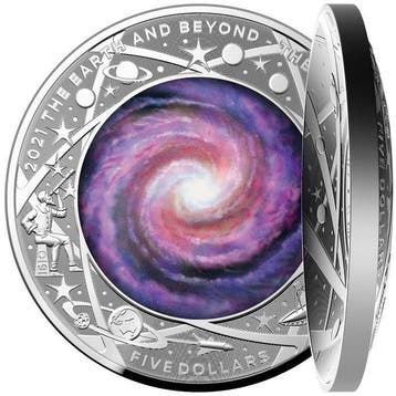 Australië. 5 Dollars 2021 - Earth and Beyond - Die
