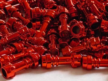 Lego Stenen - Star Wars - Lego 50 pcs z custom chrome red, Nieuw