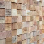 Houtstrips 3D Teakhout Madelo 50x18cm, Ophalen of Verzenden, Nieuw