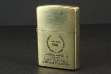 Zippo - 50th Anniversary 1932–1982 - Zakaansteker - massief, Nieuw