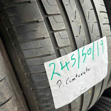 2 x Pirelli Cinturato 245-50-19 Zomerbanden 4,5mm, 19 inch, Ophalen of Verzenden, Band(en), Personenwagen