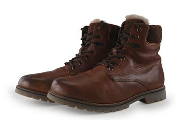 Salamander Veterboots in maat 45 Bruin, Bruin, Verzenden, Boots, Zo goed als nieuw