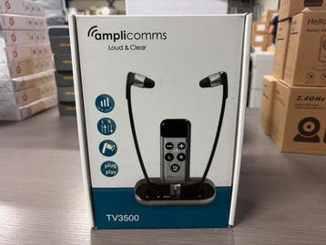 Online veiling: Amplicomms, TV3500, draadloze TV-luisterset, Audio, Tv en Foto, Luidsprekers, Nieuw