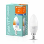 Ledvance Smart+ Kaars E14 4.9W 470lm 2700K-6500K Mat | Bl..., Ophalen of Verzenden, Nieuw