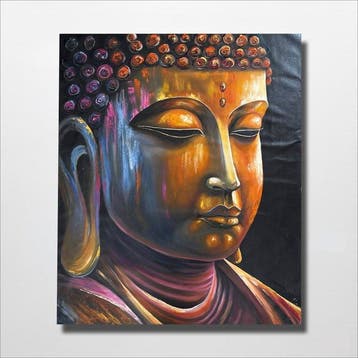 Hung Richard (1966) - Bouddha 120 100 cm