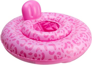 Swim Essentials | Roze Panterprint Baby Float 0-1 jaar, Ophalen of Verzenden, Zo goed als nieuw