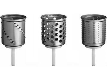 KitchenAid 5KSMEMVSC - Groente/kaas raspen set - 3 trommels, Verzenden, Nieuw