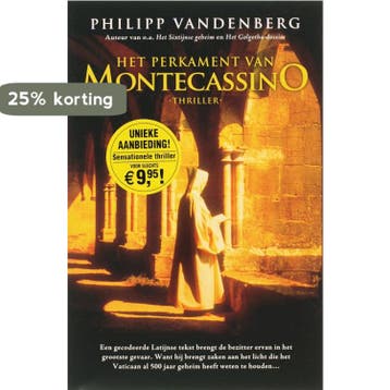 Het perkament van Montecassino - P. Vandenberg 9789061122555, Verzenden, Gelezen, P. Vandenberg