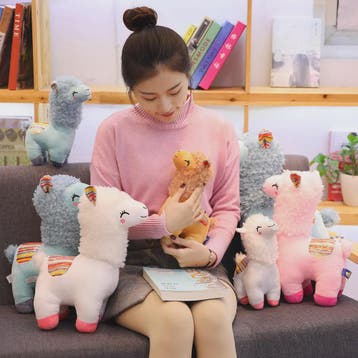 Schattige Alpaca Lama Pluche Knuffel - 25cm Zacht Speelgoed
