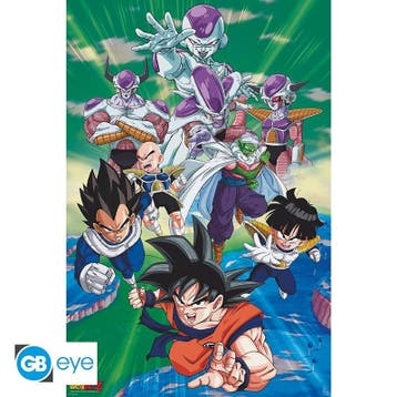 Dragon Ball Freezer Group Poster 91.5 x 61 cm, Ophalen of Verzenden, Nieuw