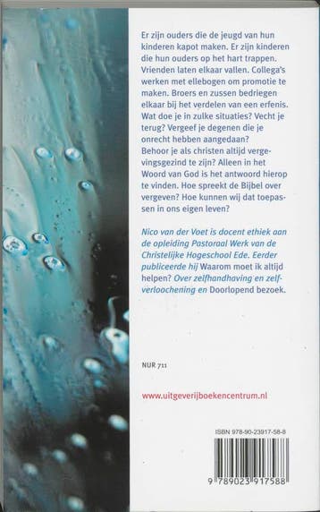 Altijd vergeven ? / Wie volgt ... 9789023917588, Verzenden, Zo goed als nieuw, N. van der Voet