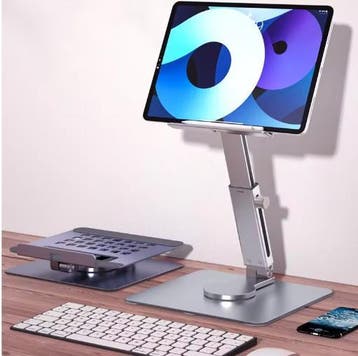 Roterende Aluminium Tabletstandaard Verstelbaar Bureau, Verzenden, Nieuw