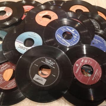 Decoratie Platen 75 Vinylsingles, Cd's en Dvd's, Vinyl Singles, Nieuw in verpakking