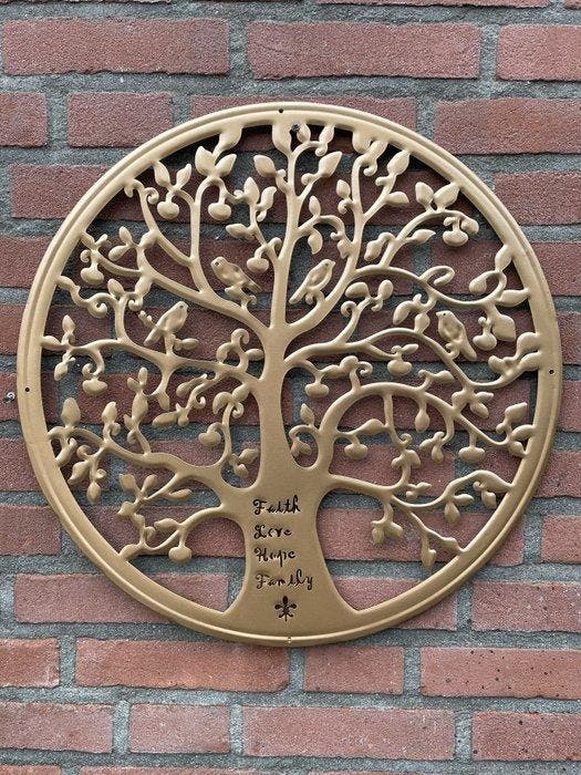 Decoratief ornament - Levensboom muurdecoratie 50 cm -, Antiek en Kunst, Curiosa en Brocante