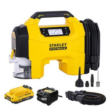2dekans | Stanley Fatmax 3-in-1 Compressor Stofzuiger, Ophalen of Verzenden, Zo goed als nieuw