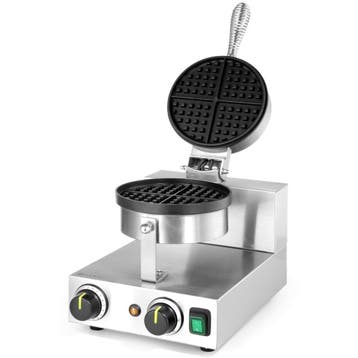 Wafelijzer | Enkel | Belgische Wafels (Ø190mm) | 50°C/220°C, Verzenden, Nieuw in verpakking