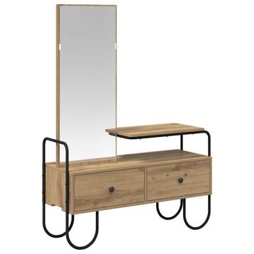 vidaXL Plafondtafel Artisanaal eiken 100 x 36,5 x 136 cm, Verzenden, Nieuw