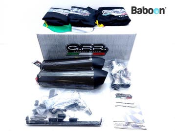 Uitlaatdemperset Sport Ducati 848 2008-2010 GPR Evo Poppy, Motoren, Onderdelen | Ducati, Verzenden, Gebruikt