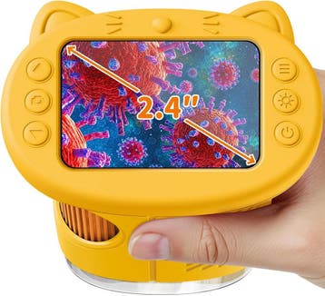 Digitale USB Microscoop - Geel - Laatste Stuk!, Ophalen of Verzenden, Zo goed als nieuw, Ontdekken, Met licht