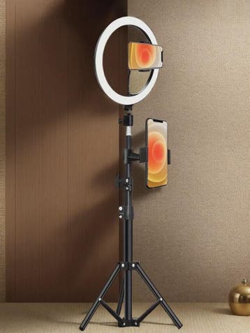 110cm Ring Light Statief Set met Telefoonhouder voor Live St, Verzenden, Nieuw