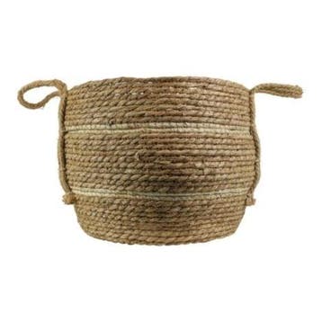 mand naturel ecru 2 strepen dia 23cm*, Huis en Inrichting, Verzenden, Nieuw