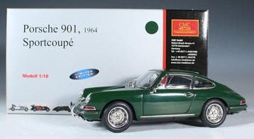 CMC 1:18 - Modelauto - Porsche 901 1964 Sportcoupé, Nieuw