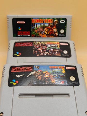 Nintendo - Super Nintendo - Trilogia Donkey Kong Country, Nieuw